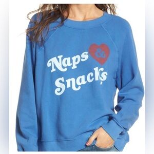 Wildfox Naps & Snacks Sweatshirt - Size L
